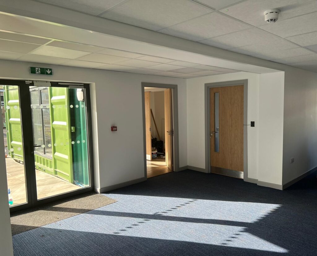 Temporary classroom buildings