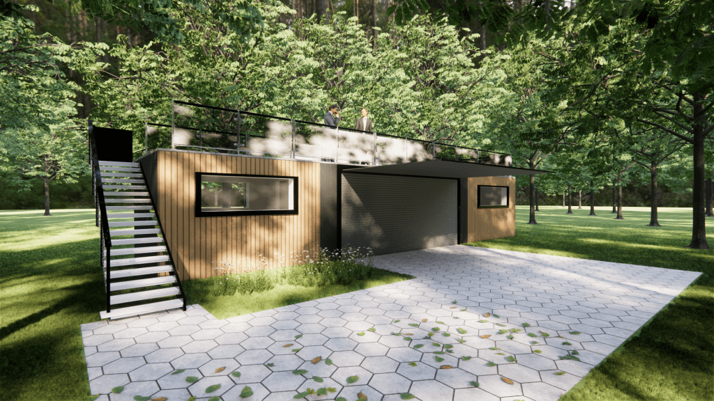 Gravity Flight Club - Container conversion concept 2 F3