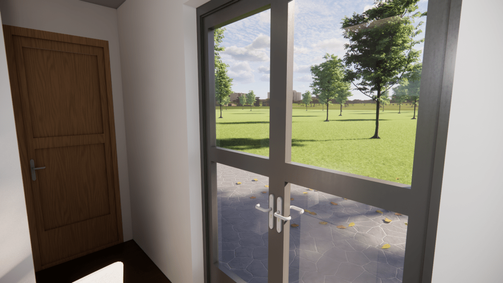 Refugee Container Conversion Concept 5 40FT 3 PERSON DOOR 5