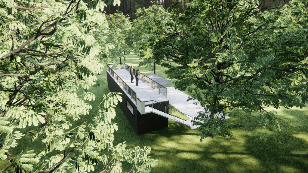 Gravity Flight Club - Container conversion concept 5 F6