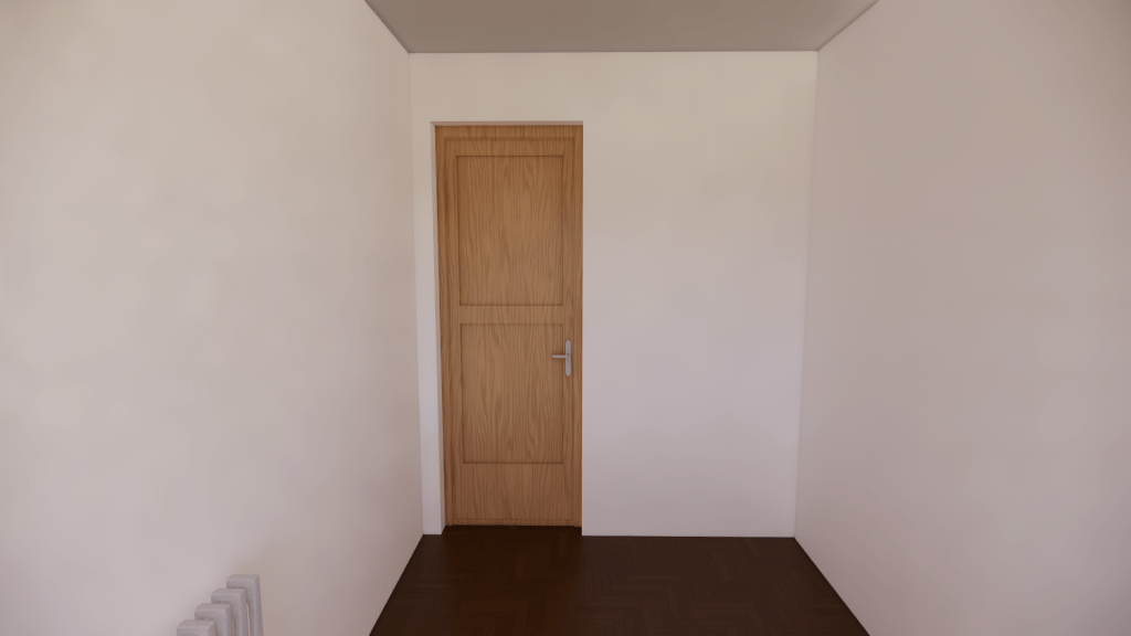 Refugee Container Conversion Concept 6 40FT 3 PERSON DOOR