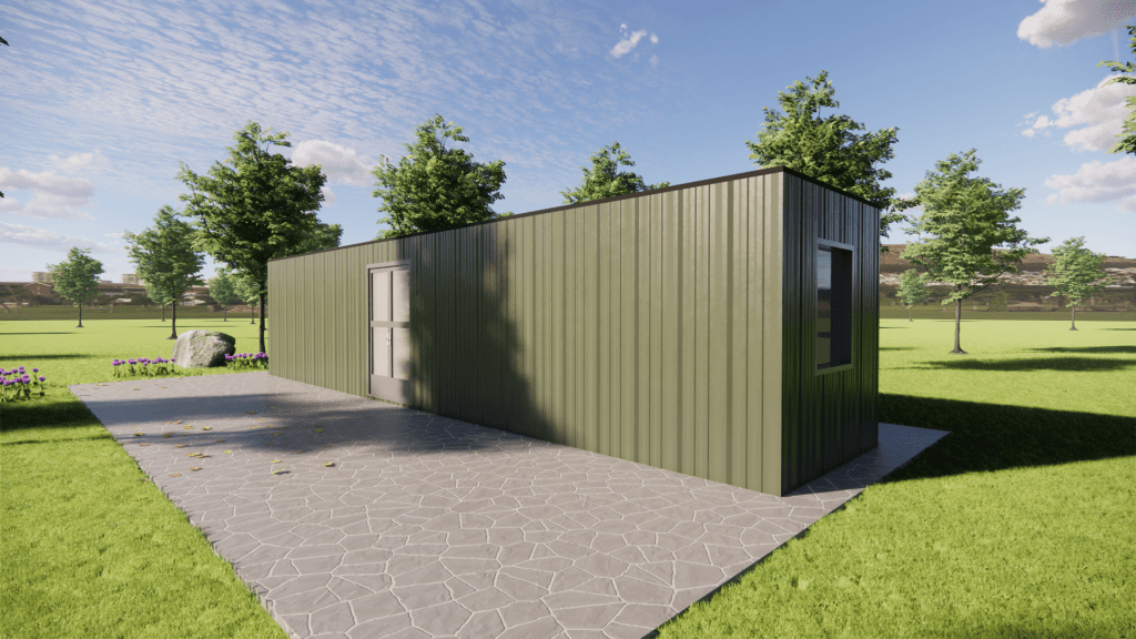 Refugee Container Conversion Concept 1 40FT 3PERSON 1 1